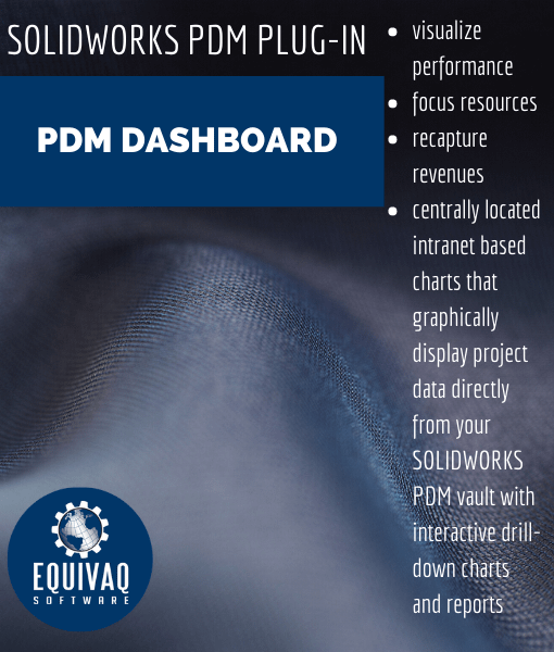 PDM Dashboard, SOLIDWORKS PDM, PDM analytics, PDM graph, measure productivity